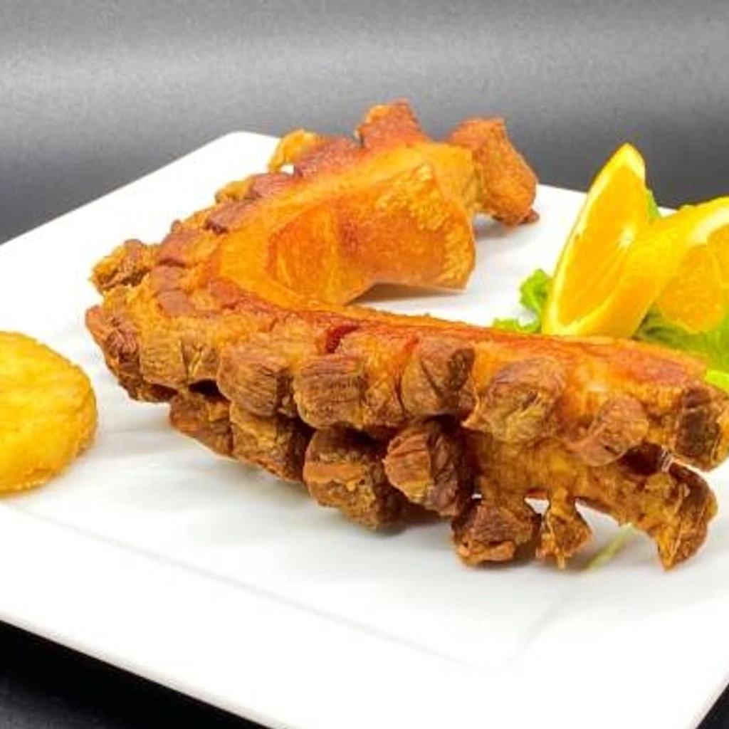 Chicharron con Arepita